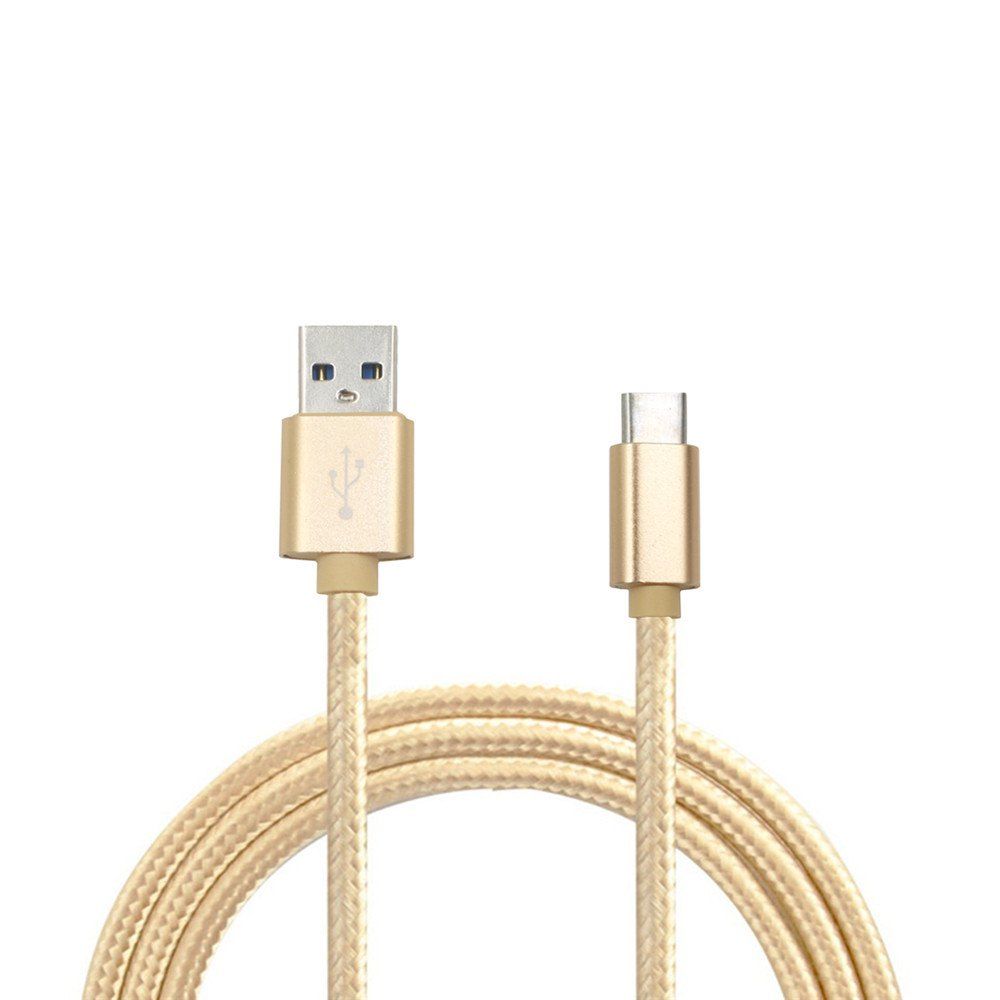 

2M Usb 3.1 Type C To Usb Charge Data Sync Cable, Golden