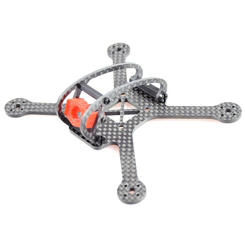 

Leader-120 2S Fpv Micro Drone Racing Quadcopter Frame Kit, Flame