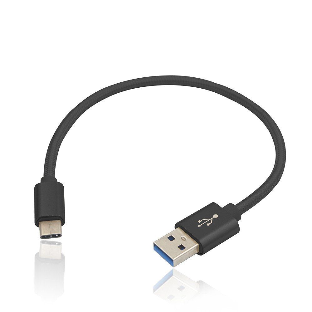 

Usb 3.1 Type-C To Usb Charge Data Sync Cable 20CM, Black