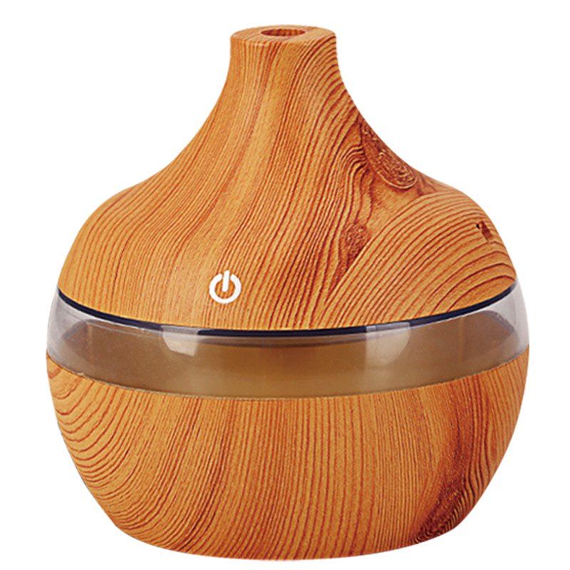 

BSW - HD24 Air Humidifier LED Light USB Essential Oil Diffuser Wood, Wood grain