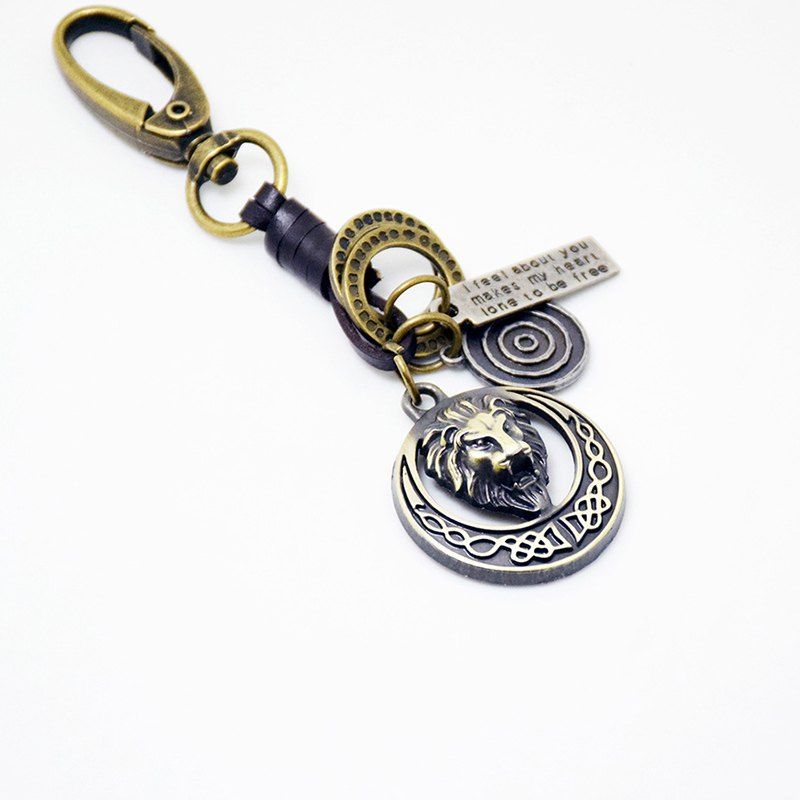 

Mens Key Ring Creative All Match Vintage Key Ring Accessory, Frost