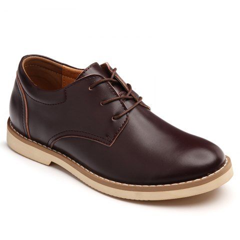 Brown 38 Shoes For Men Business Leather S Office Brown 38 Shoes For Men Business Leather S Office Casual Rosegal