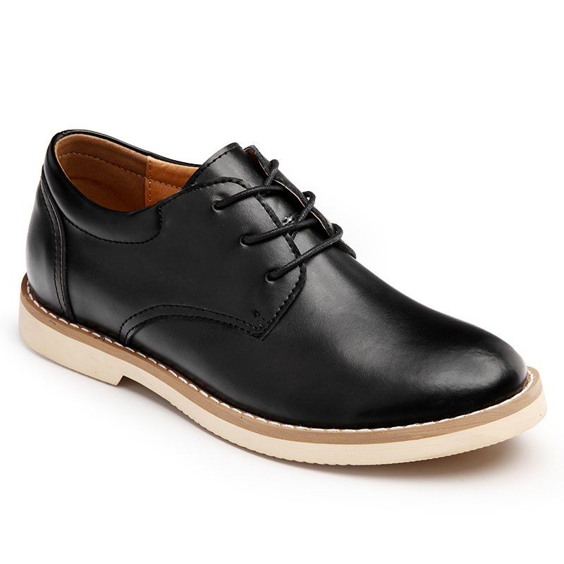 Zapatos Para Hombres Zapatos De Cuero Para Hombres Zapatos Para Hombres  Zapatos Casuales De Cuero Negro | Rosegal.com Spain