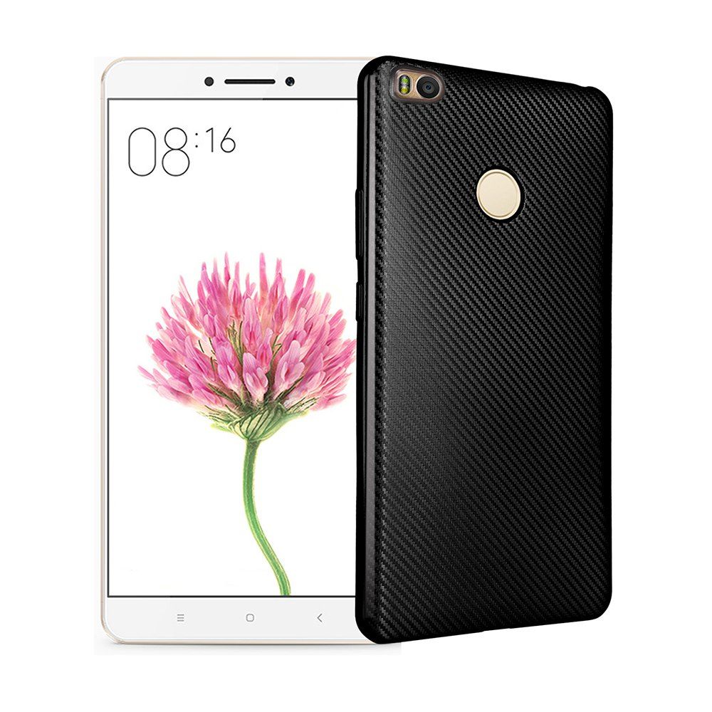 

Ultra-Slim Carbon Fiber Matte Phone Case for Xiaomi Max 2, Black