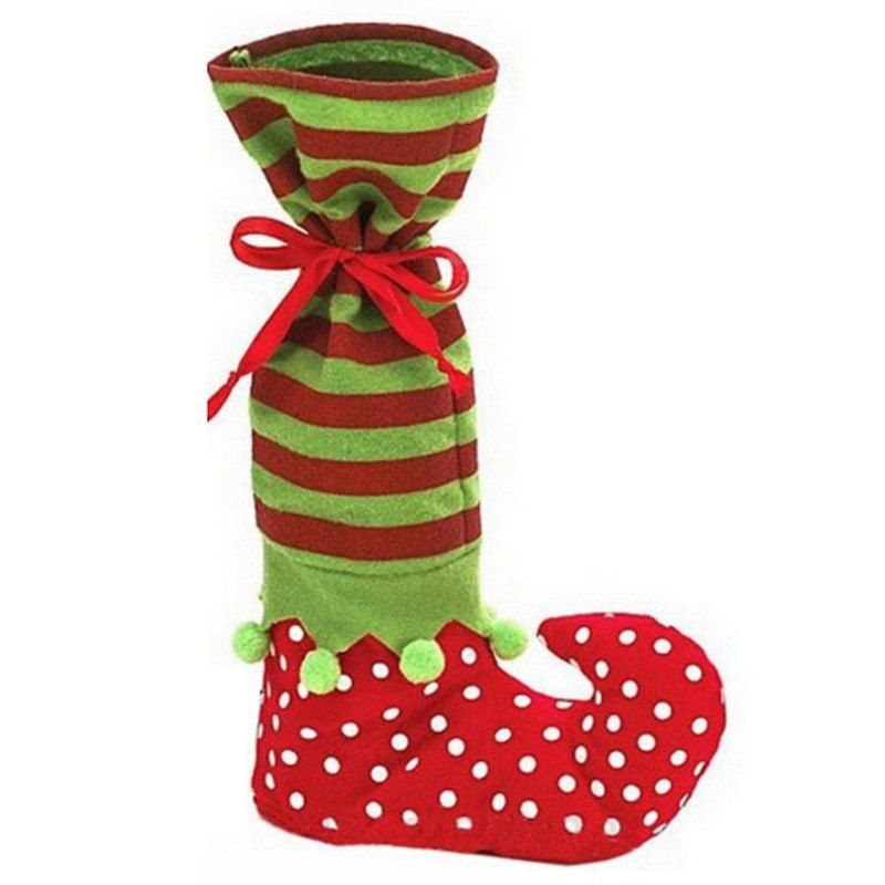 

AY - hq245 Christmas Decoration Wizard Sock Candy Bag Gift, Colormix