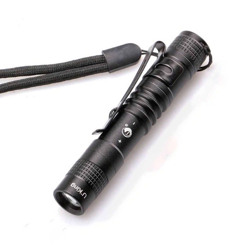 

U`King ZQ-X1045 395nm UV Light Mini LED Flashlight, Black