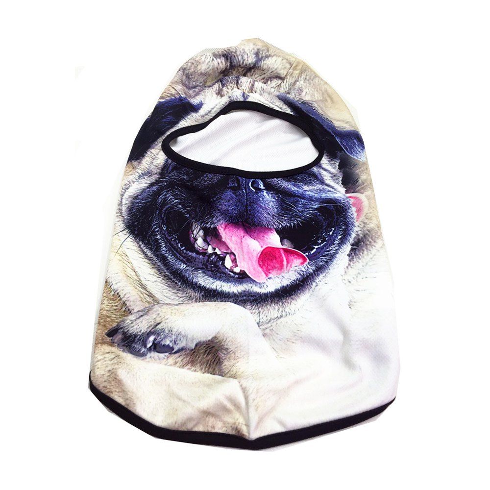 

Creative Personality Outdoor Mask for Animal Sports Unisex, White and black