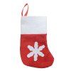 8pcs  Christmas Socks Knife and Fork Storage Bag Decoration -  
