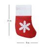8pcs  Christmas Socks Knife and Fork Storage Bag Decoration -  