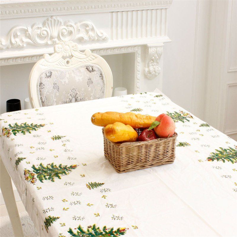 

New Santa Claus Cartoon Tablecloth Christmas Decoration, Green