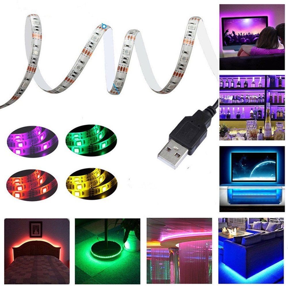 

KWB 5V LED RGB 5050 Strip Light Waterproof with Mini Controller