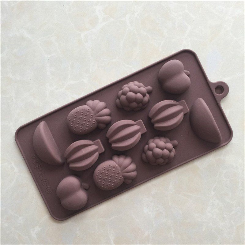 

Tropical Fruit Shape Cake Chocolate Baking Mold, Brown