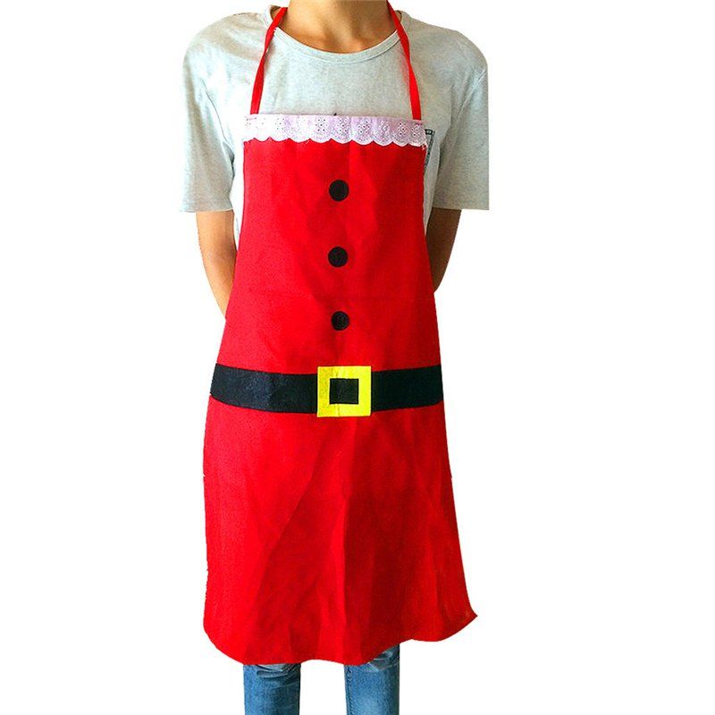 

WS Cooking Apron Kitchen Tools Set Hot Selling Sleeveless Cloth Retro Apron Christmas Aprons for Wommen, American beauty