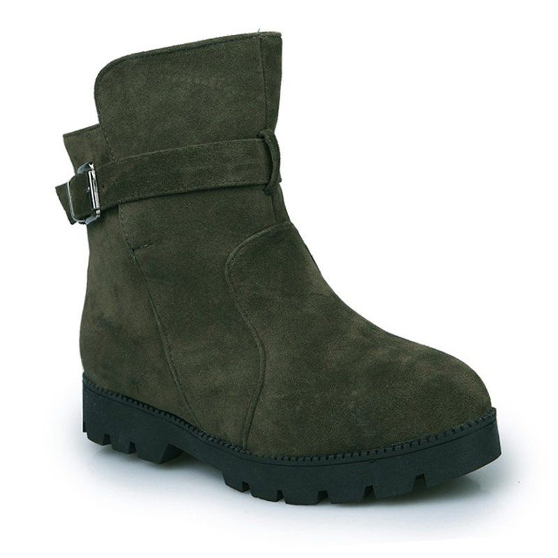 

2017 New Cotton Plus Warm Anti-Skid Snow Boots, Army green