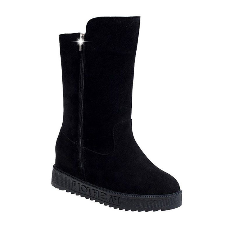 

2017 New Fashion Simple Increase Snow Boots, Black