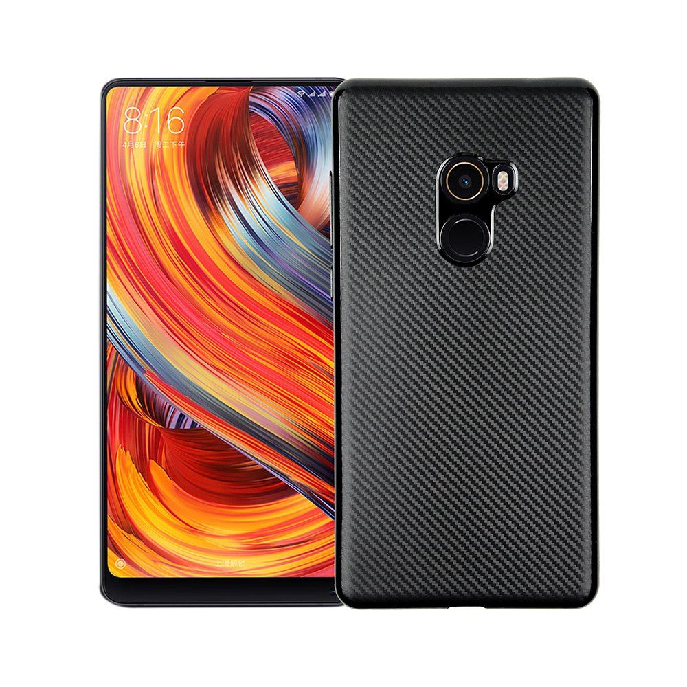 

Ultra-slim Carbon Fiber Matte Phone Case for Xiaomi Mix 2, Black