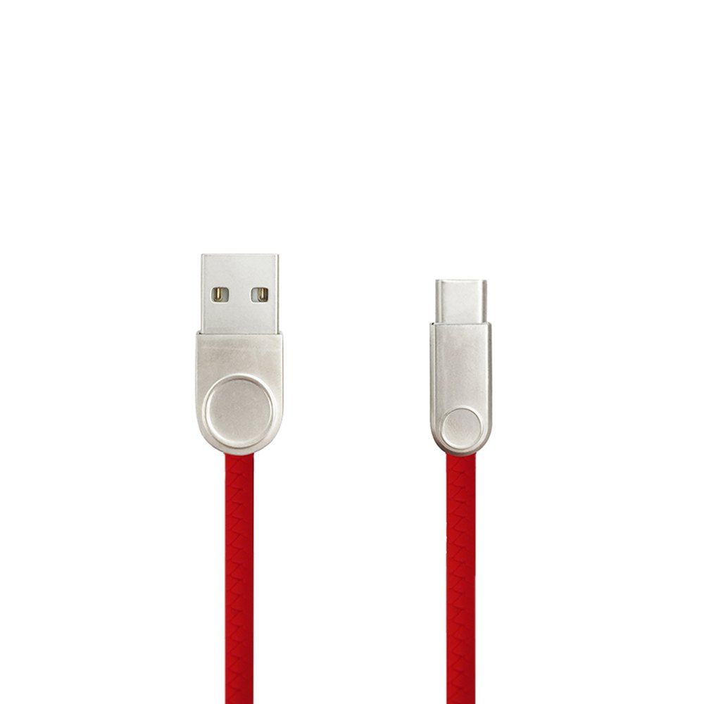 

3.4A Quick Charge Usb 3.1 Type-C Charging Cable with High-Speed Data Cable 100CM, Red