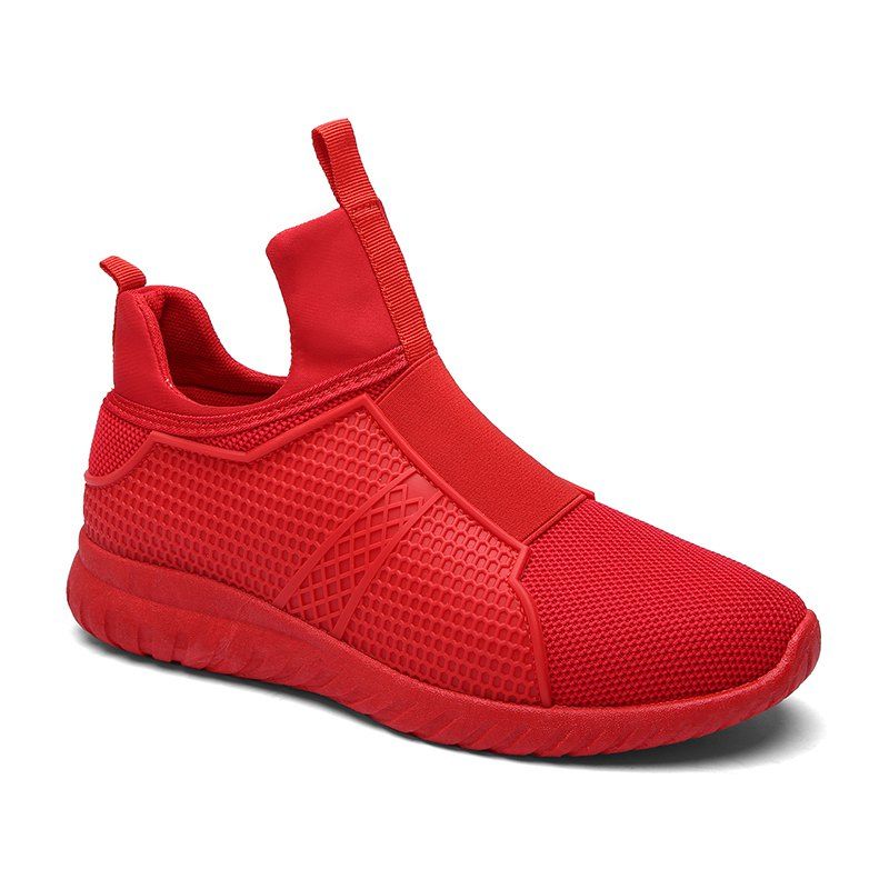 

Fashion Weaving Sports Casual Tide Coconut Shoes Youth Trend, Red