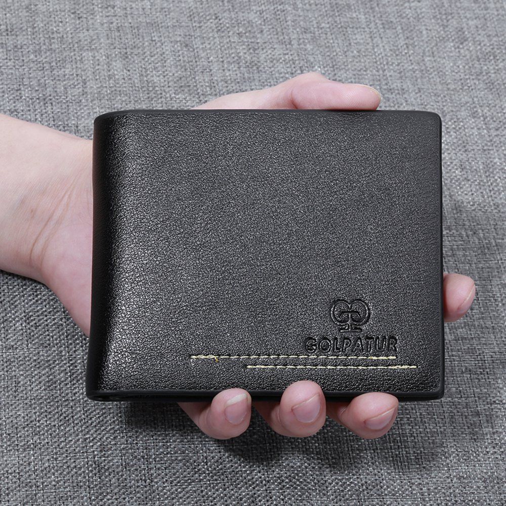 

JPT-630-1Multi Card Man Single Package Sheet PU Wallet Are Men, Black;brownie