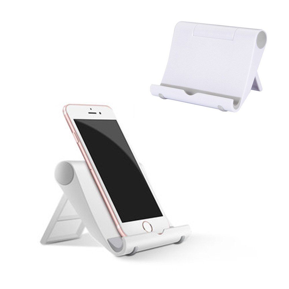

Multi-Angle Adjustable Portable Foldable Folding Universal Lazy Desktop Cell Phone Cradles Stands Mounts Holder Bracket for PC Tablets Smartphones E-Readers, White;black;white