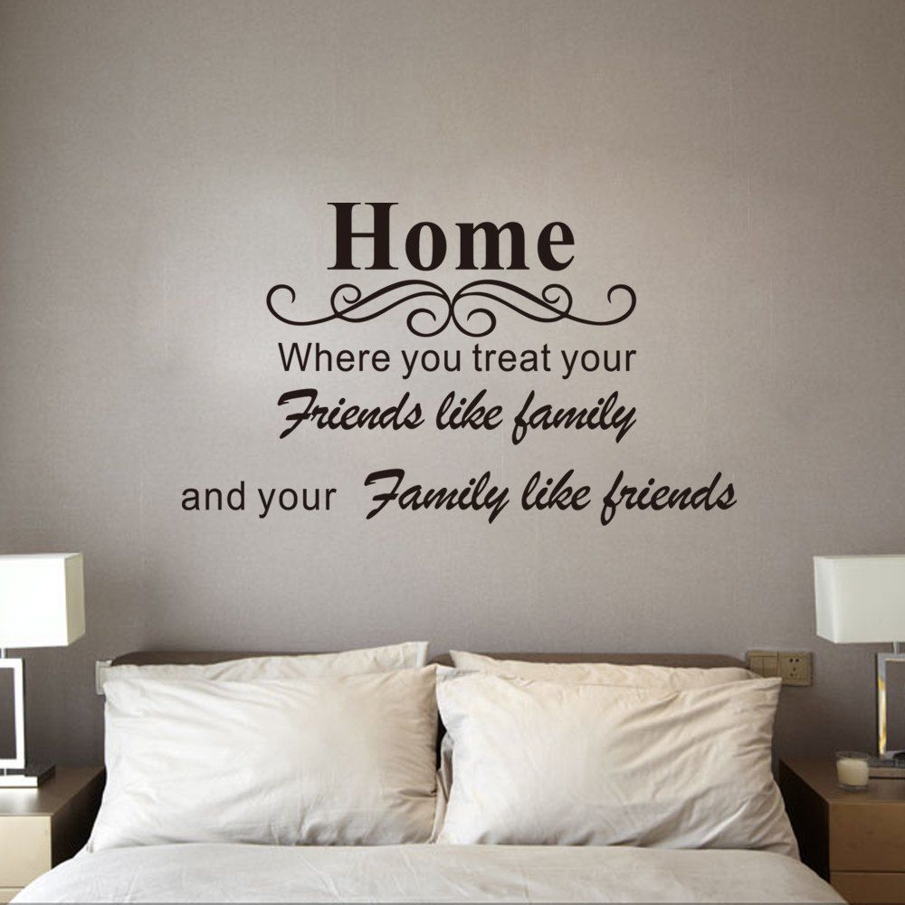 

DSU Creative Stylish Quote Wall Art Sticker Decal, Black