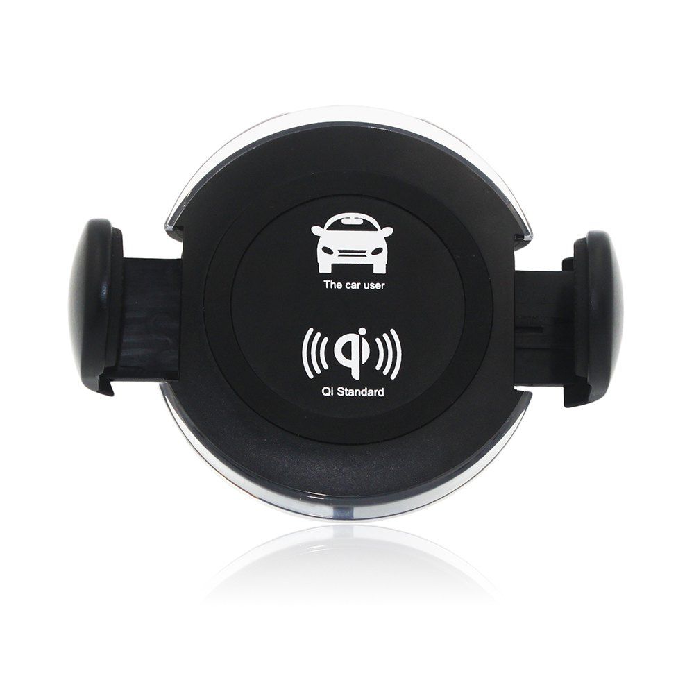 

360 Rotatable Degrees Car Phone Mount Wireless Charger, Black