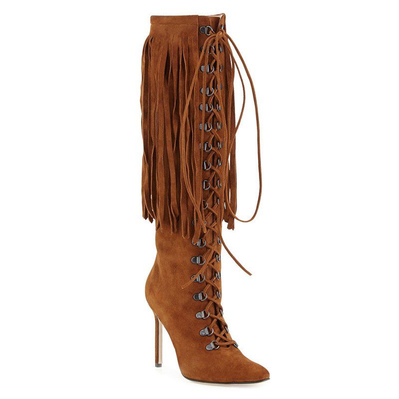 casual boot heels