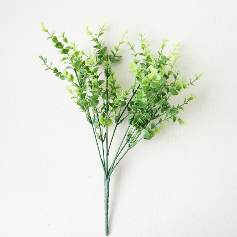 

Lmdec 17YJL32 Artificial Small Eucalyptus Leaf, Green