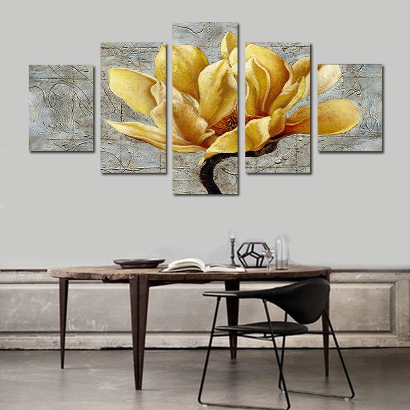

Frameless HD Flower Printed Wall Canvas Painting for Home Decor, Colorful