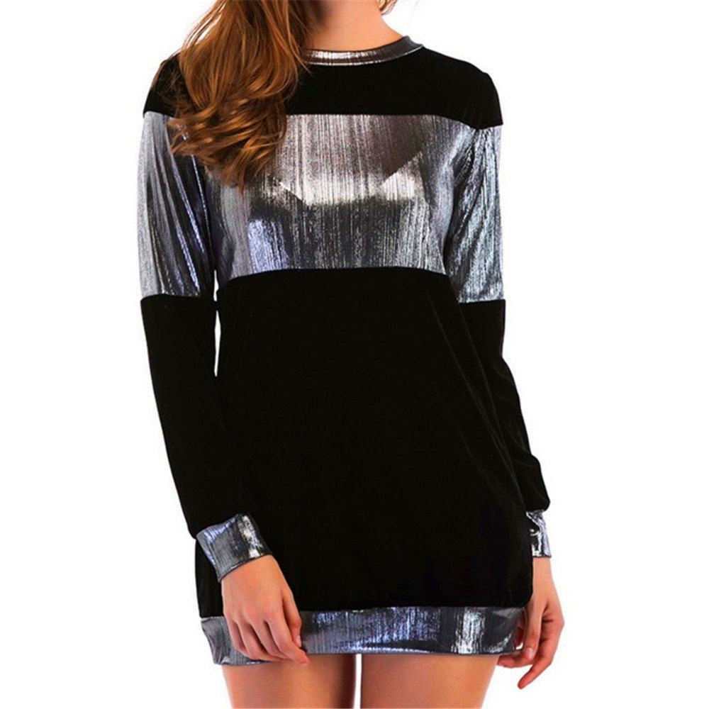 

Long Sleeved Blouse in A Round Collar, Heise