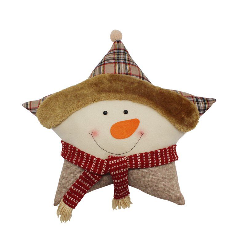 

WS 0214 Christmas Gift Pillow Doll Window Ornaments Snowman Santa Claus Reindeer