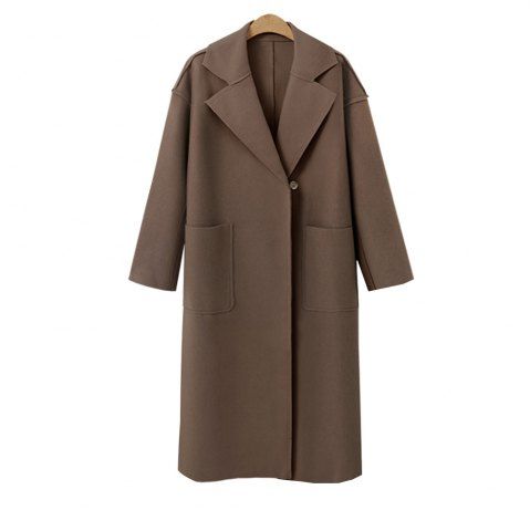 Hot Autumn and Winter Solid Cashmere Coat 