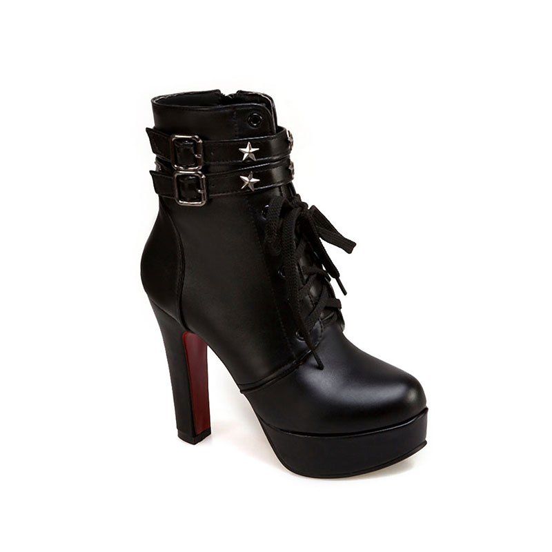 

New Fashion Line Fine and High Quality Female Boot, Black