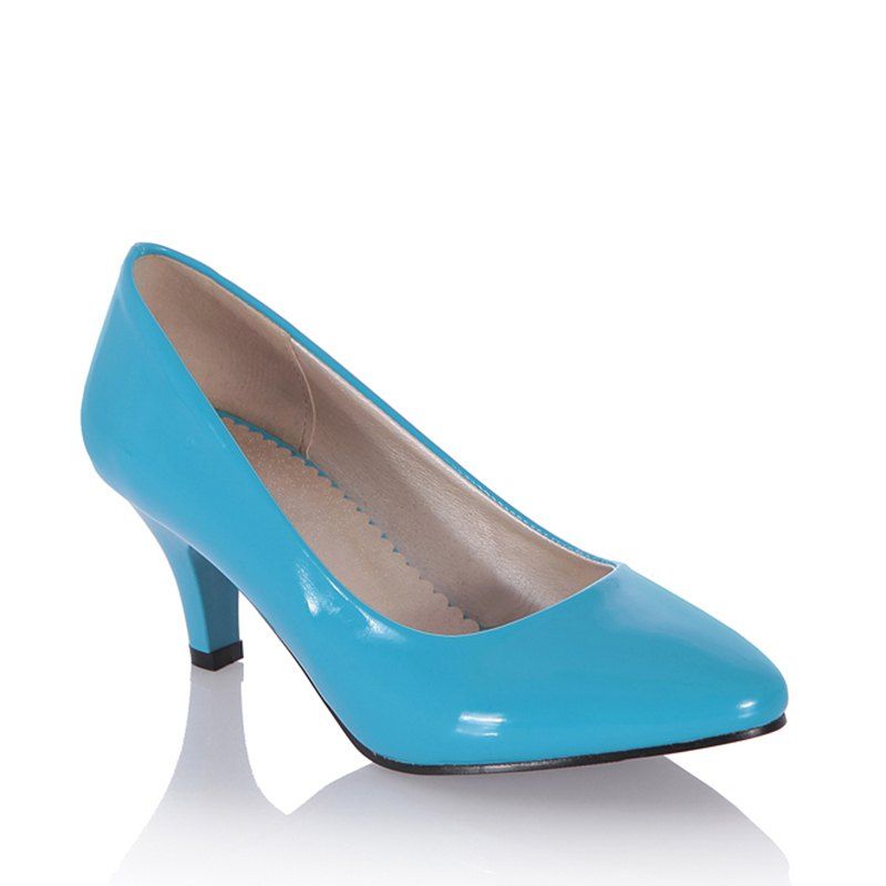 teal formal shoes