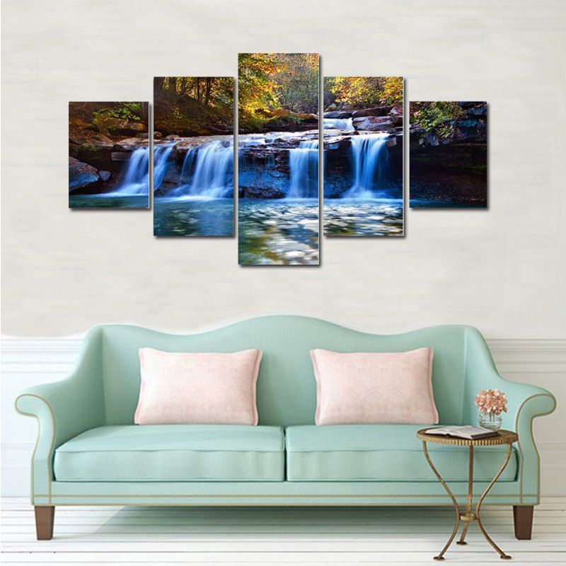 

Home Decoration Canvas Wall Art Printed Print 5pcs, Colorful