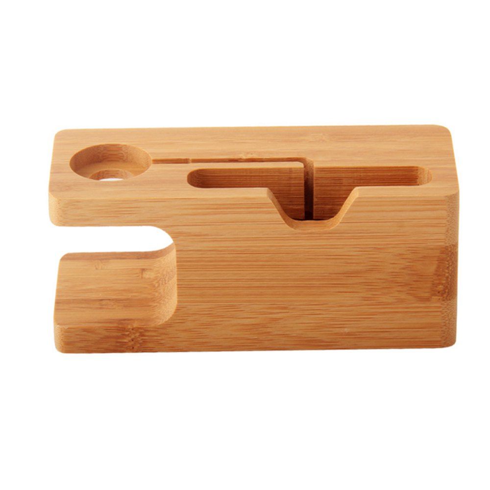 

WM1 Wooden Cell Phone Holder for iPhone Apple Watch 165G, Wood