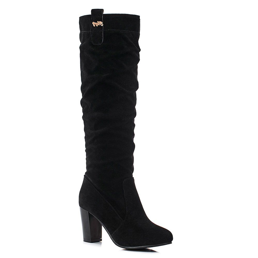 

Autumn Winter New high Heel Fashionable Female Boots, Black