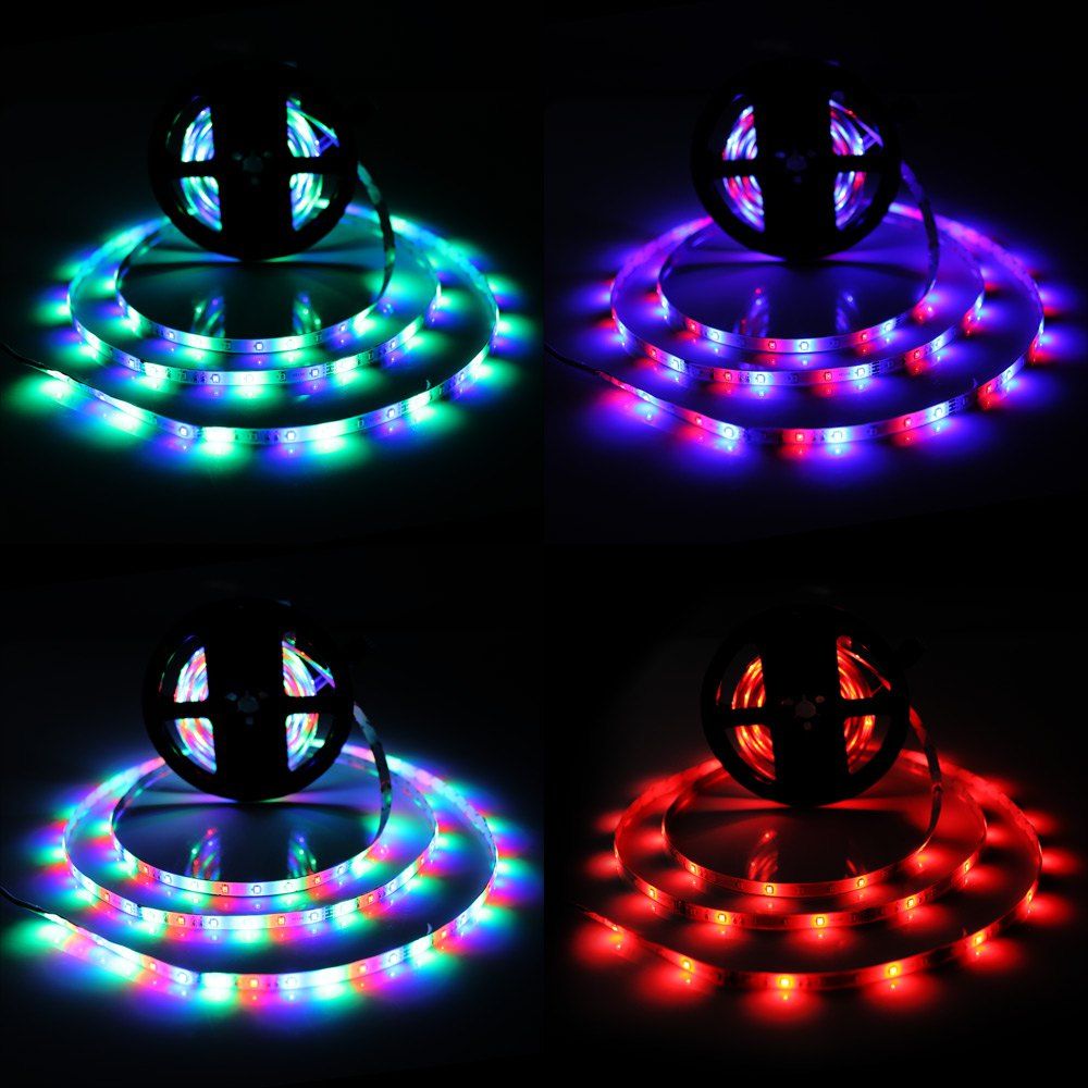 

Brelong 10M 2835SMD RGB 600 LED RGB Non-waterproof Strip Light + Controller + Cable Connector + Adapter 3A EU / US 100 - 240V