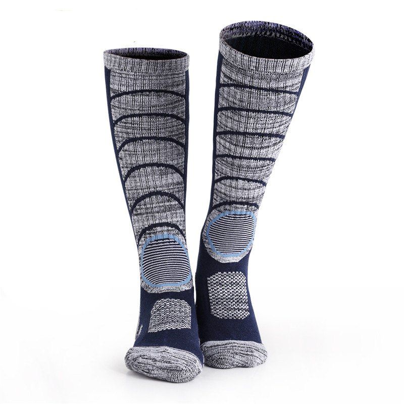 

Men and Women Teenage Mountain Climbing Riding Sports Socks, Deep blue