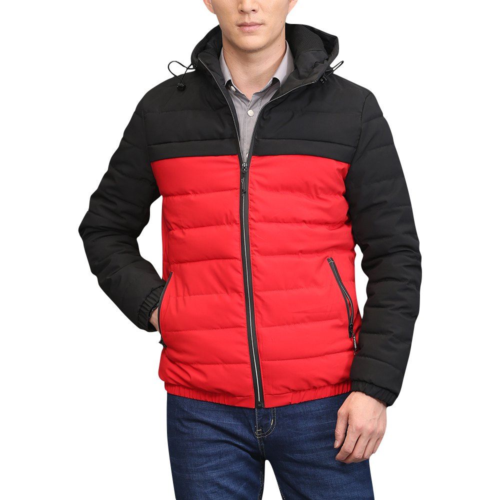 

Fashion Keep Warm Winter Coat Male High Quality, Red black