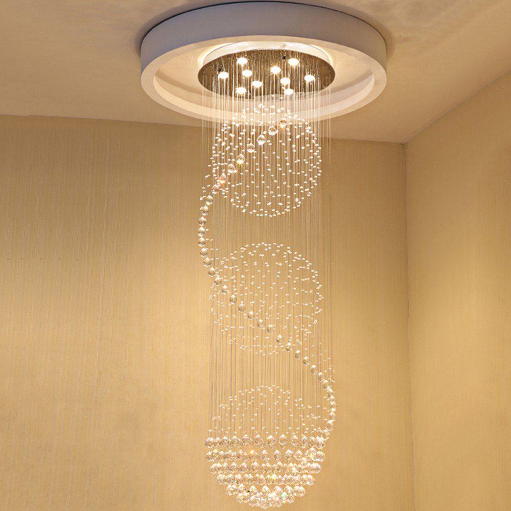 2019 Led Crystal Pendant Light Gu10 Hanging Lamp Indoor Decor Trendy Led Crystal Pendant Light Gu10 Hanging Lamp Indoor Decor Lighting