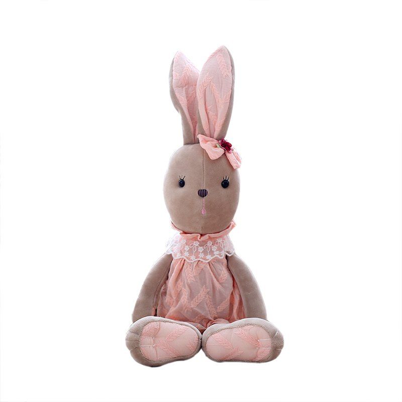 

Rabbit Plush Toy Doll, Light pink