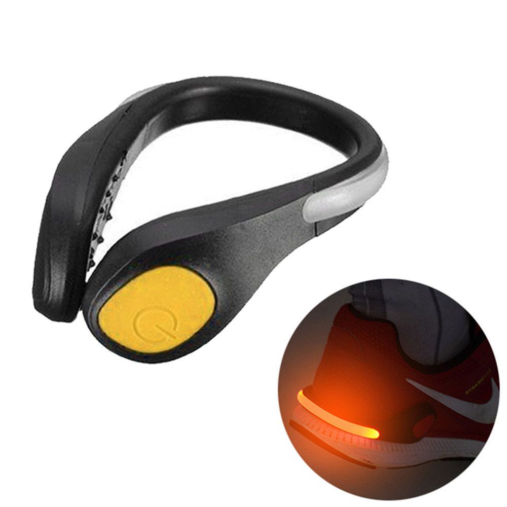 

YWLight LED Shoe Clip Light Night Safety Warning Light for Shoes Protector, Yellow;black