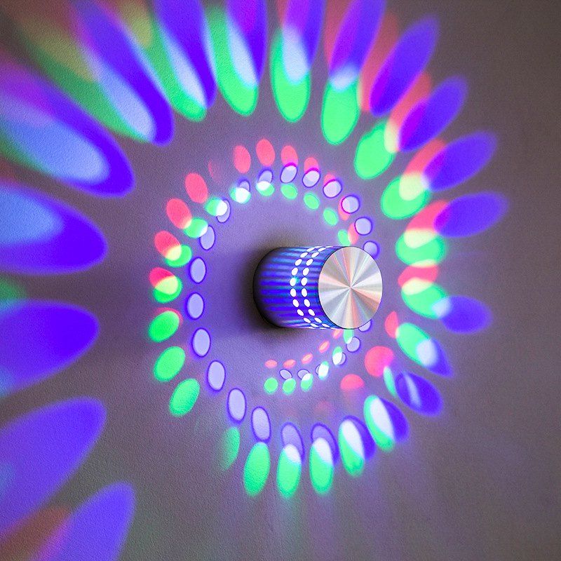 

LED Wall Lamp Corridor Background KTV Bar Light AC 85V - 265V, Colorful