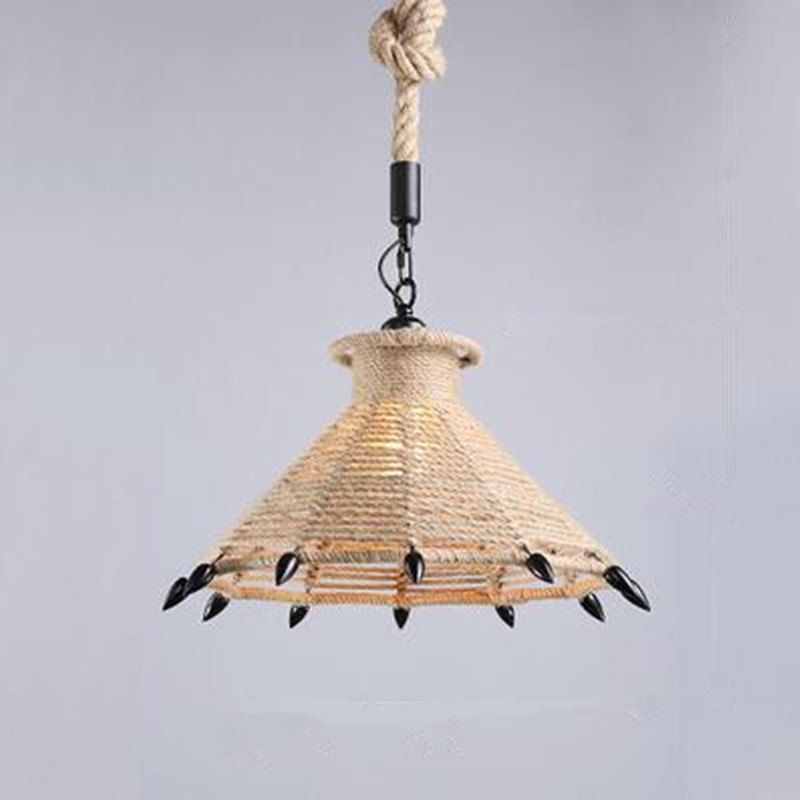41 Off E27 E26 Base Nordic Hemp Rope Pendant Light Retro Vintage E27 E26 Base Nordic Hemp Rope Pendant Light Retro Vintage Lamp Fixtures