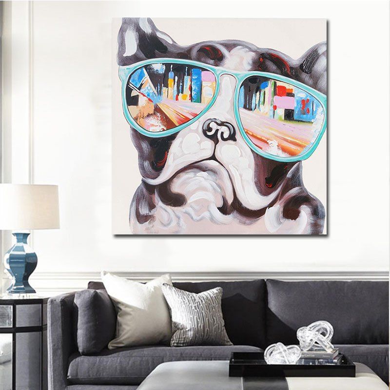 

Abstrct Animal Print Modern Art Wall Decor, Colorful