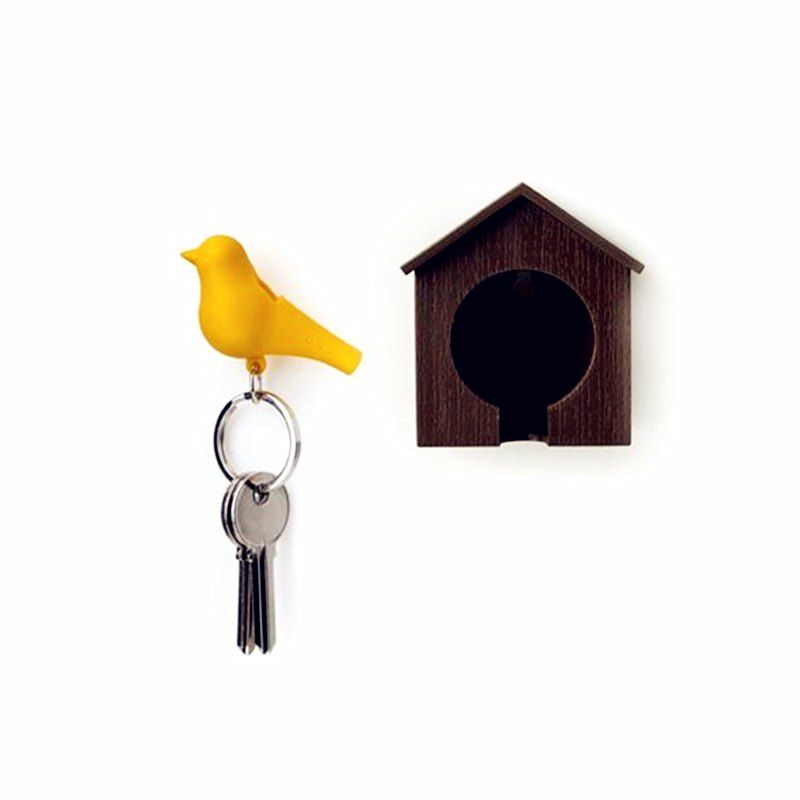 

Bird Style Key Ring with Nest, Multi