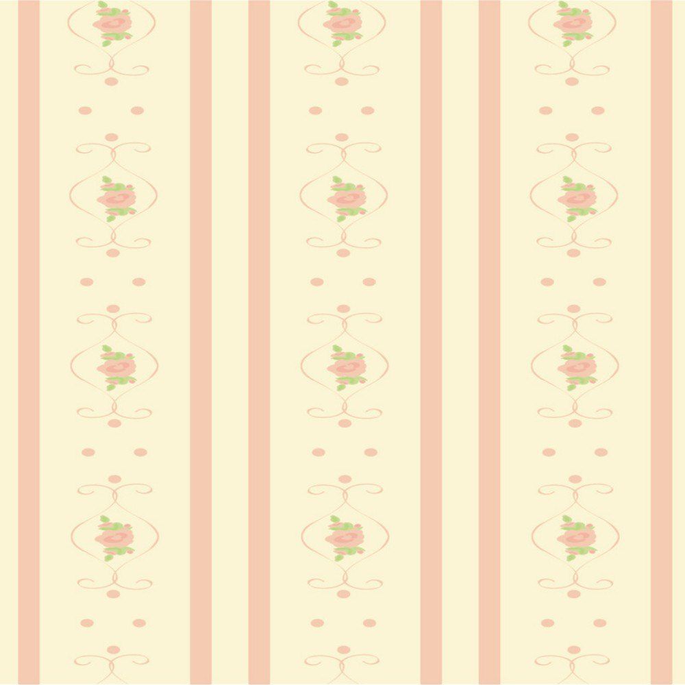 

DSU Wide Striped Dotted Flowers Leaves Waterproof Wall Sticker SA-1103, Colormix