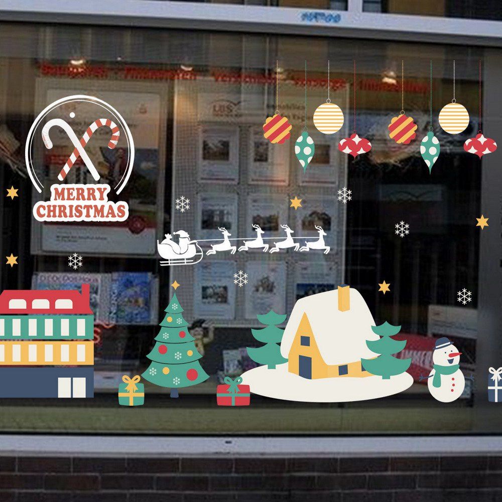 

Christmas Decoration Wall Sticker Window Decal, Colormix