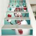 Christmas Snowman Baubles Pattern Decorative Stair Decal 6PCS -  